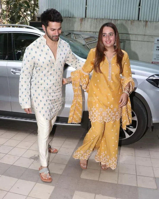 VD Motif Embroidered Work Men's Kurta with Pajama