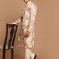 FLORAL PRINTED KURTA WITH PAJAMA SET FOR MEN'S