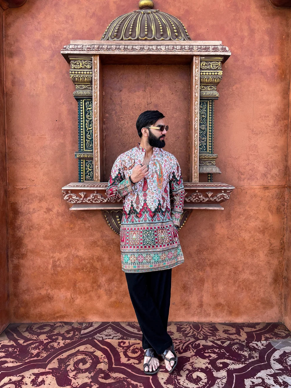 RANGMAHAL HERITAGE KURTA WHITE PANTS