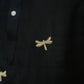 Black Dragon Fly Embroidered Work Men's Kurta with Pajama