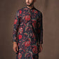 FLORAL PRINTED KURTA WITH PAJAMA SET FOR MEN
