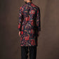 FLORAL PRINTED KURTA WITH PAJAMA SET FOR MEN