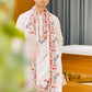 Regal White Silk Kurta Set With Dupatta