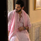 PINK COTTON BLEND KURTA ,PAJAMA WITH DUPATTA SET