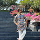 JAIPUR BLUE PRINTED KURTA PAJAMA SET FOR MEN'S