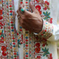 WHITE SILK KURTA SET WITH  DUPATTA